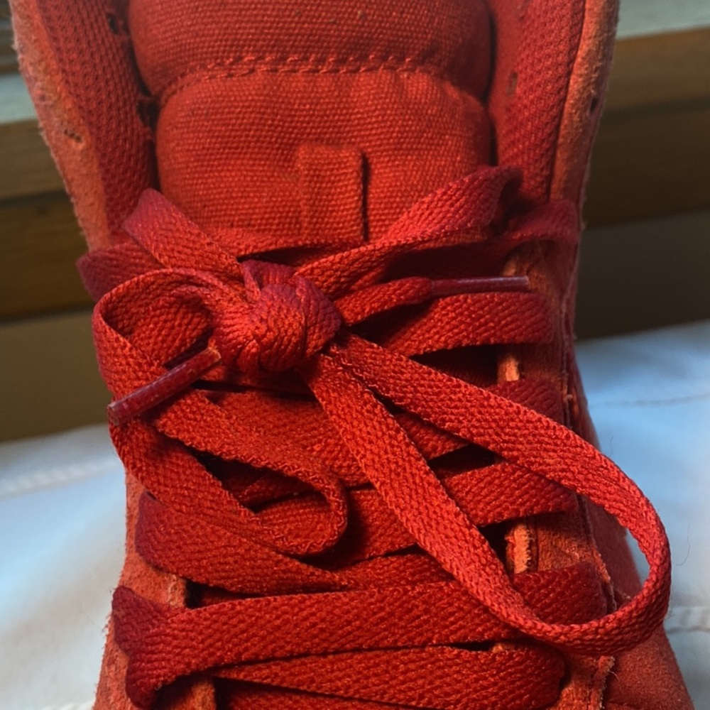 Red Nike Air Force ones AF1 men’s size 9 good condition